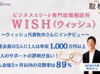 結婚相談所ウィッシュ代表牧内さんにインタビュー