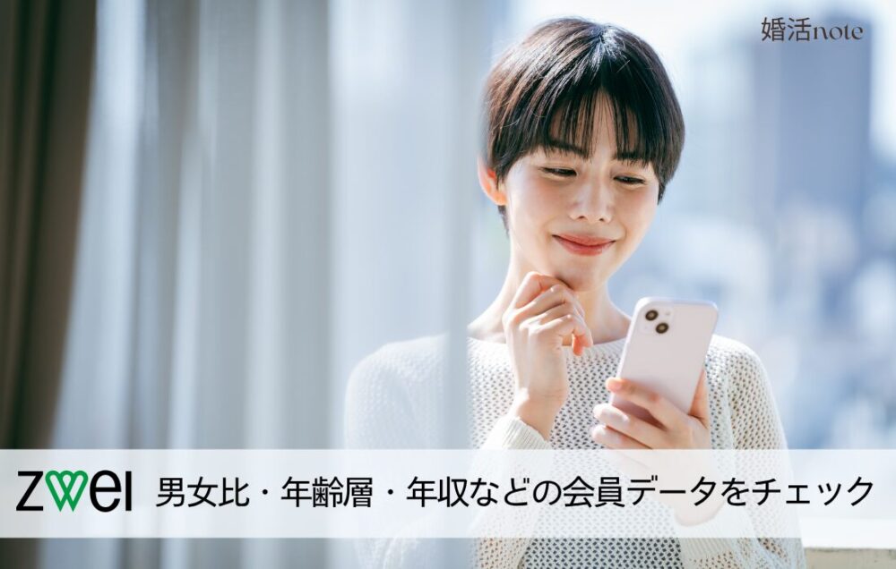 結婚相談所ツヴァイの男女比・年齢層など会員データ