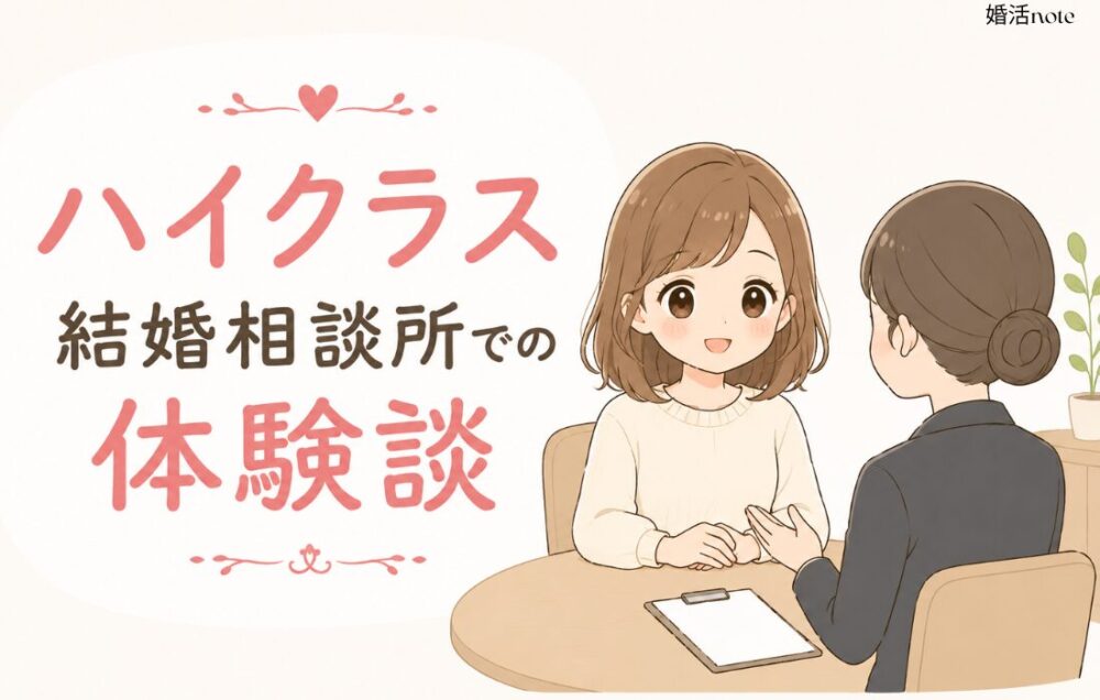 ハイクラス結婚相談所の活動体験談を独自取材した