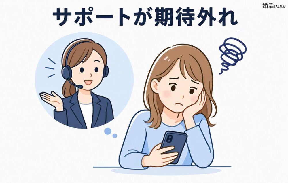 IBJメンバーズの悪い口コミ・評判(サポートが期待外れ)
